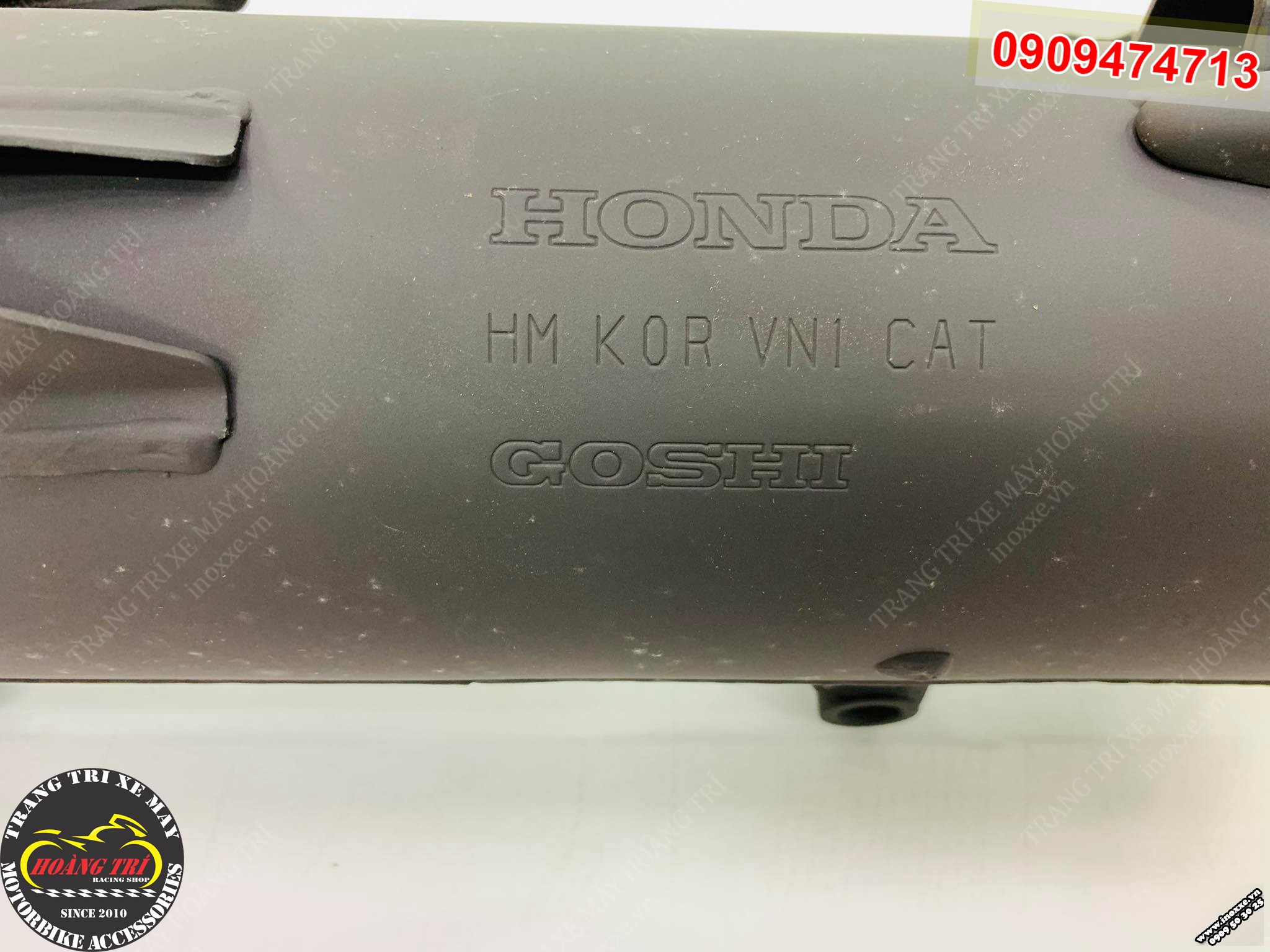 Chữ Honda cùng thông tin sản phẩm được in rõ nét
